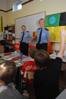 Local Gardaí give presentations as part of the Schools Programme